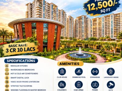Luxury 3+1 Flats for Sale in Tower O, Sector 66 Mohali | Premium 3+1 Apartments