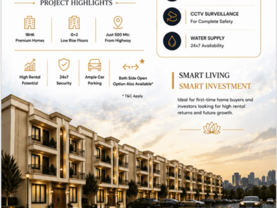 1BHK Flat in Kharar-Landran Road | 520 Sq. Ft. | ₹31.90 Lacs